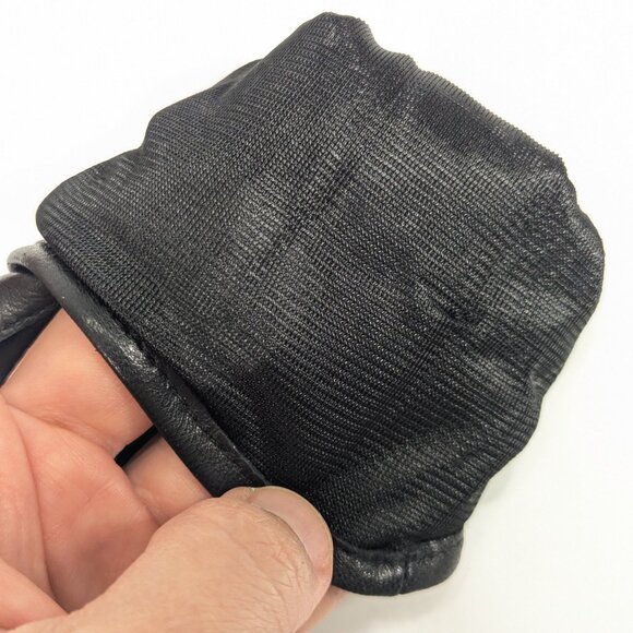 PLOVER buttery soft black leather ladies gloves Size L - Picture 6 of 12